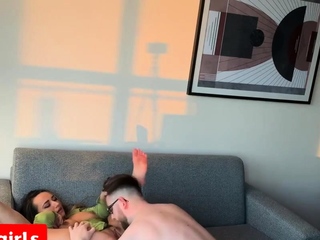 Roommate’s Hardcore Fuck and Cum Shower