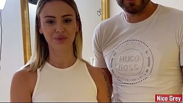 Amateur POV FFM Threesome Sex